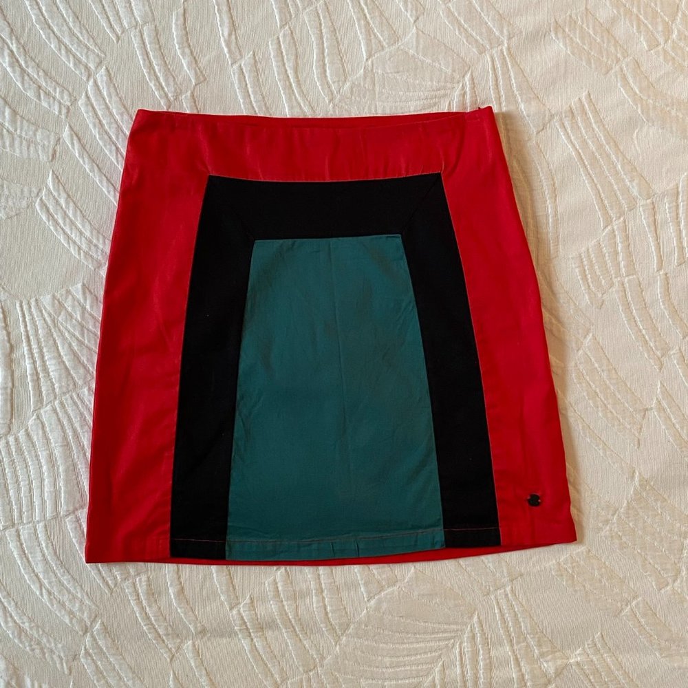Colorblock skirt